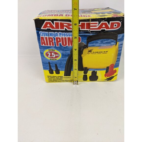 Airhead 120V High Pressure Super Pump 5 Adapters 3.0PSI NEW - Picture 9 of 10